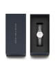 Daniel Wellington Часовник Petite Pressed DW00100442 Silver/Silver - Mera.bg