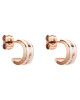 Daniel Wellington Обици Emalie DW00400148 Позлатено с розово злато - Mera.bg