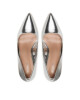 DeeZee Обувки на ток 92831-74 Silver - Mera.bg