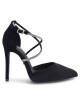 DeeZee Обувки на ток LARISSA KL-HH4785-62 Черен - Mera.bg