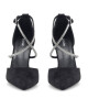 DeeZee Обувки на ток LARISSA KL-HH4785-62 Черен - Mera.bg