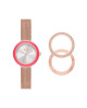 DKNY Часовник Sasha NY6654SET Позлатено с розово злато - Mera.bg