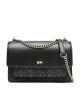 DKNY Дамска чанта Bryant Chain Flap Cb R24EJA90 Bk Logo/Bk XLB - Mera.bg