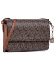 DKNY Дамска чанта Bryant Md Flap Xbody R82EJ467 Кафяв - Mera.bg