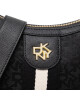 DKNY Дамска чанта Carol Md Pouchettte R14HFQ12 Bk Logo/Bk XLB - Mera.bg