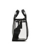 DKNY Дамска чанта Cassie Tote Cbody R31EZQ14 Clear Black C8K - Mera.bg