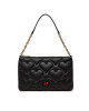 DKNY Дамска чанта Heart Of Ny Quilted Flat Shoulder Bag R413KF08 Черен - Mera.bg