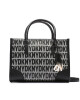 DKNY Дамска чанта Perri Box Satchel R33DYY94 Bk Logo-Bk XLB - Mera.bg