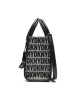 DKNY Дамска чанта Perri Box Satchel R33DYY94 Bk Logo-Bk XLB - Mera.bg