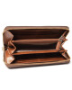 DKNY Голям дамски портфейл Bryant New Zip Around R831J658 Кафяв - Mera.bg