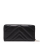 DKNY Голям дамски портфейл Madison Lg Zip Aroun R31QBX19 Blk/Gold BGD - Mera.bg