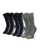 DKNY Комплект 3 чифта дълги чорапи мъжки Gem S5_6216T_DKY Black/Grey Marl/Navy - Mera.bg