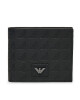 Emporio Armani Голям мъжки портфейл YEM122 YQ67I 80001 Черен - Mera.bg