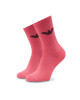 Emporio Armani Комплект 3 чифта дълги чорапи мъжки 303133 2F301 98510 White/Black/Fuchsia - Mera.bg