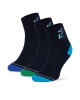 Fila Дълги чорапи F8083-AW24 (3-pack) Тъмносин - Mera.bg
