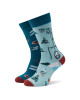 Funny Socks Дълги чорапи unisex Ski SM1/06 Син - Mera.bg
