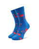 Funny Socks Дълги чорапи unisex Flamingos SM1/02 Син - Mera.bg