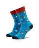 Funny Socks Дълги чорапи unisex Fox SM1/10 Син - Mera.bg