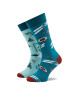 Funny Socks Дълги чорапи unisex Ski SM1/06 Син - Mera.bg