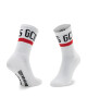 GCDS Дълги чорапи unisex CC94M010024 White 01 - Mera.bg
