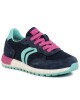 Geox Сникърси J Alblen G. B J02AQB 01422 C4268 M Navy/Fuchsia - Mera.bg