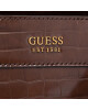Guess Дамска чанта Katey Croc Luxury Satchel HWCB84 94260 Кафяв - Mera.bg