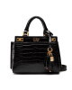 Guess Дамска чанта Katey Croc Mini Satchel HWCB84 94730 BLA - Mera.bg