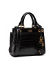 Guess Дамска чанта Katey Croc Mini Satchel HWCB84 94730 BLA - Mera.bg