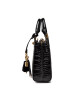 Guess Дамска чанта Katey Croc Mini Satchel HWCB84 94730 BLA - Mera.bg