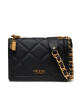 Guess Дамска чанта Abey Crossbody Flap HWQB85 58210 Черен - Mera.bg