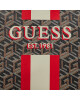 Guess Дамска чанта Vikky (SV) HWSV69 95240 BLACK LOGO/COGNAC - Mera.bg