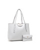 Guess Дамска чанта Eco Brenton Tote HWEVG8 39023 WHI - Mera.bg