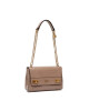 Guess Дамска чанта Katey Croc Flap Shoulder Bag HWCB84 94190 Кафяв - Mera.bg