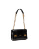 Guess Дамска чанта Katey Croc Flap Shoulder Bag HWCB8494190 Черен - Mera.bg