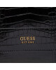 Guess Дамска чанта Katey Croc Flap Shoulder Bag HWCB8494190 Черен - Mera.bg
