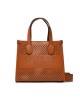Guess Дамска чанта Katey Perf (WH) Mini Bags HWWH87 69760 Кафяв - Mera.bg