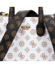 Guess Дамска чанта Silvana (PA) Mini Bags HWPA86 65770 Бял - Mera.bg