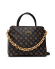 Guess Дамска чанта Turin Tri Cmprtmnt Satchel HWPB84 00060 Кафяв - Mera.bg