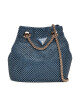 Guess Дамска чанта Zalina Mini HWRP93 50750 Тъмносин - Mera.bg