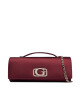 Guess Дамска чанта Zalina Mini HWSE93 50720 Бордо - Mera.bg