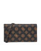 Guess Голям дамски портфейл Laurel (PG) Slg SWPG85 00550 Кафяв - Mera.bg