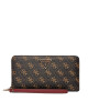 Guess Голям дамски портфейл SWQE85 00163 Кафяв - Mera.bg