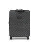 Guess Голям куфар Vezzola Travel TMVZLS P3302 Черно родиево покритие - Mera.bg