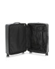 Guess Голям куфар Vezzola Travel TMVZLS P3302 Черно родиево покритие - Mera.bg