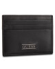 Guess Калъф за кредитни карти New Boston Card Case SM2420 LEA25 Черен - Mera.bg