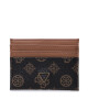 Guess Калъф за кредитни карти Peony Slg SMPEON LEA25 Кафяв - Mera.bg