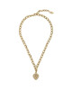 Guess Колие Heart Cage JUBN03 093JW Позлатено с жълто злато - Mera.bg