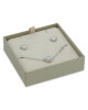 Guess Комплект гривна и обеци JUBS04 086JW Сребрист - Mera.bg