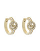 Guess Обици Huggie Me JUBE03 138JW Позлатено с жълто злато - Mera.bg