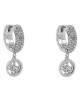 Guess Обици JUBE03 301JW RHODIUM - Mera.bg